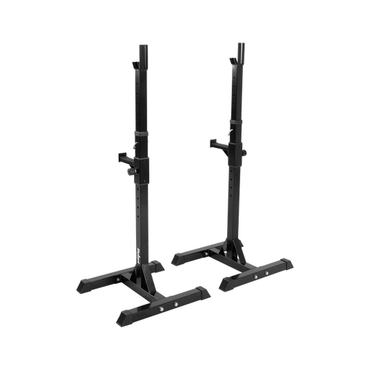 Haltersteunen – Haltersteunen Verstelbaar – Halterstandaard – Barbell Stand – Halterhouder – Maximaal 200 kg Belastbaar – Verstelbare Hoogte 105-160 cm