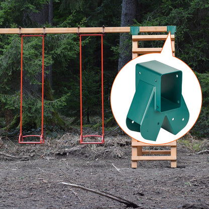 Schommelbeugel – Schommelsteun – Schommelframe Beugel – Schommel Montagebeugel – Swing Set Beugel – Zwaar Stalen Koolstofstaal – Driehoekige A-Frame Ondersteuning