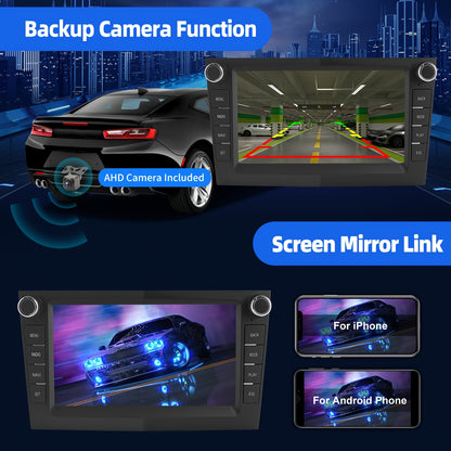 Android Autoradio – Multimedia Unit – Inbouwradio – Auto Stereo – Navigatiesysteem – 7-Inch HD IPS Touchscreen – Wireless CarPlay & AHD Achteruitrijcamera
