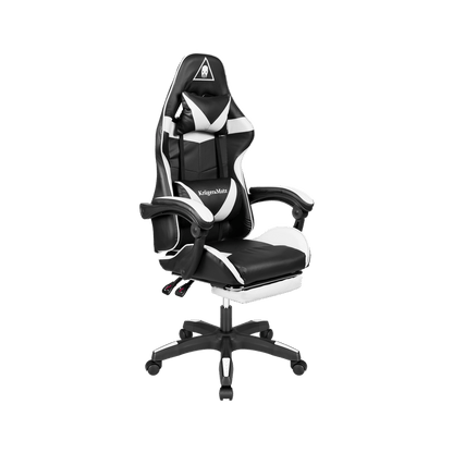 Gamingstoel – Gamestoel – Gaming Chair – Game Stoel – Bureaustoel – Draaibaar – Verstelbare Rugleuning tot 145° – Met Voetensteun en Massagefunctie