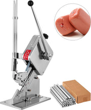 U-vormige Worstknipmachine - Handmatige Sealer met 8000 Stuks Clips - Voor Worstomhulsels - Fruitgaaszakken