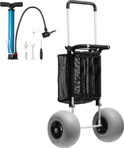 Strand dolly - Vouwzandkar - Strandtrolley - Strandwagen - Opvouwbaar