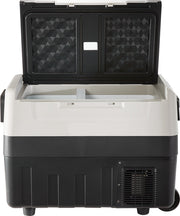 Mini Koelkast 45L - Auto Koelkast - Camping Koelkast - 2 in 1 Dubbele Zone - 100/240V/12V Auto Stekker - Grijs
