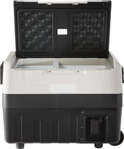 Mini Koelkast - 45L - Auto Koelkast - Camping Koelkast - 2 in 1 - Dubbele Zone - 100/240V - 12V Auto Stekker - Grijs