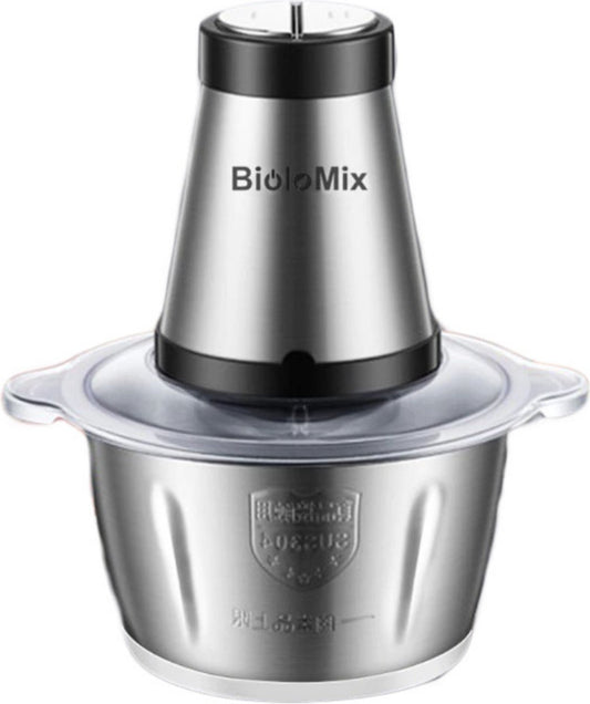 Electric Mincer - Mincer - Meat Grinder - Food Processor - Kitchen Mixer - Electric Mincer - Gray - 500W - 2 Speeds - Stainless Steel - 2L