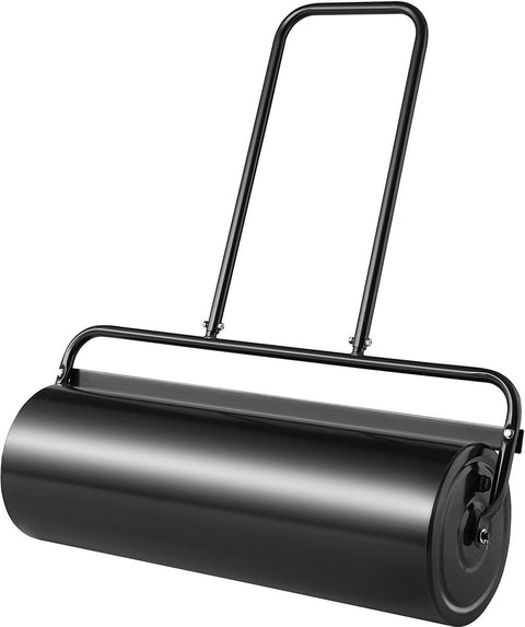 Gazonwals - Robuust Stalen Frame - 61 Liter Capaciteit - 99 x 30 x 112 cm  - Eenvoudig in Gebruik en Opbergen - Met U-Vormig Handvat - Voor Tuinen - Boerderijen en Groene Parken