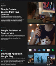 E3 Pro-projector, 500 ANSI, native 1080P, 4K-decodering, Android TV, autofocus en keystone-correctie - EU-stekker