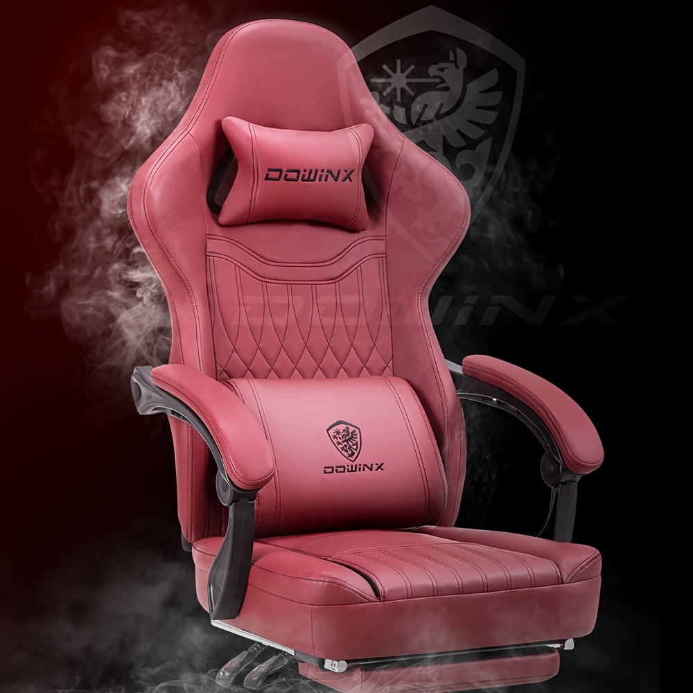 Racing Stoel – Gamestoel – Bureaustoel – Werkstoel – Ergonomische Stoel – Rood – Met Stabiel Metalen Frame – Verstelbare Wing-Style Rugleuning