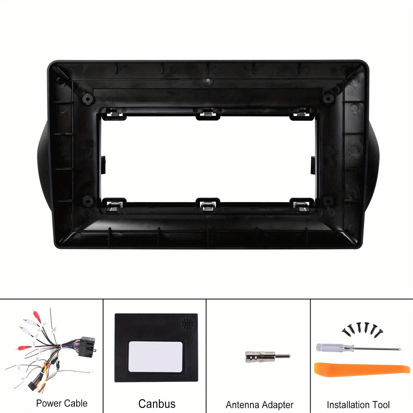 10 Inch Android 15 Autoradio – Dubbel Din Navigatie Systeem – Multimedia Speler – Touchscreen Radio – Carplay Android Auto Draadloos – 1080P HD Scherm – Achteruitrijcamera Met MIC