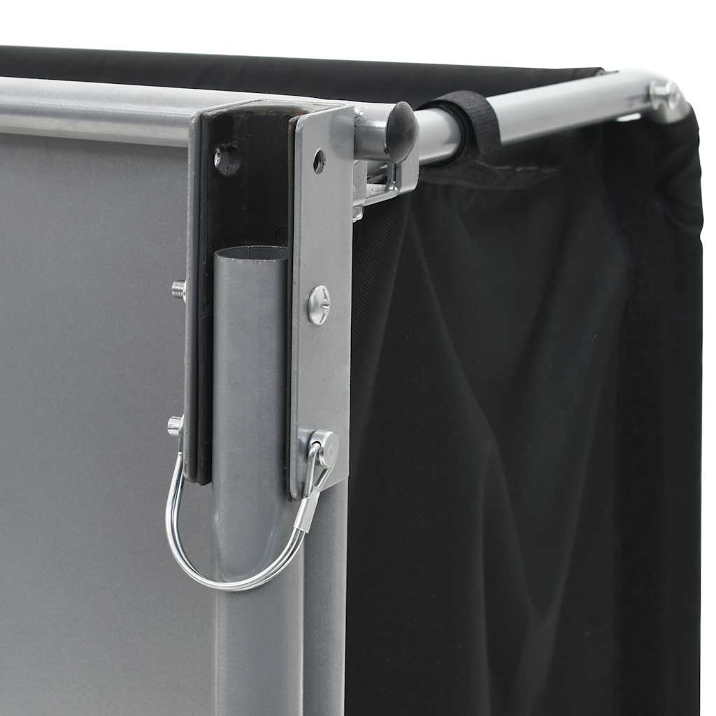 Fietskar – Fietszweefkar – Fietskar – Fietswagen – Transportkar – Zwart Geel – Draagvermogen 65 kg – Waterdichte Polyester Laadruimte