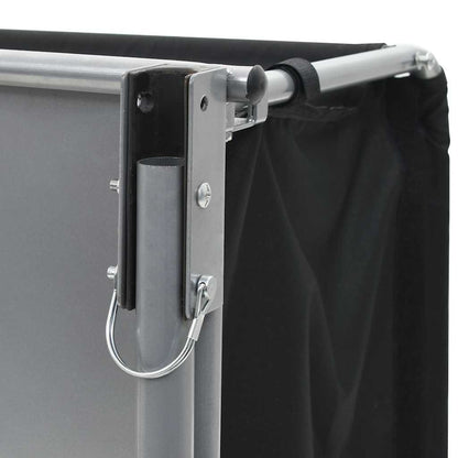 Fietskar – Fietszweefkar – Fietskar – Fietswagen – Transportkar – Zwart Geel – Draagvermogen 65 kg – Waterdichte Polyester Laadruimte