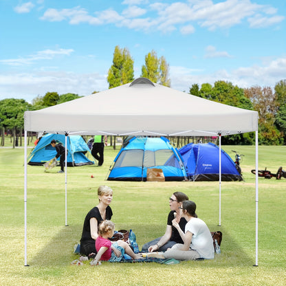 Pop-up Partytent – Vouwtent – Carport – Marktkraam – Partytent Met Zijwanden – 3x3 Meter – Carbon Stalen Frame – PU-Gecoate Oxford Stof
