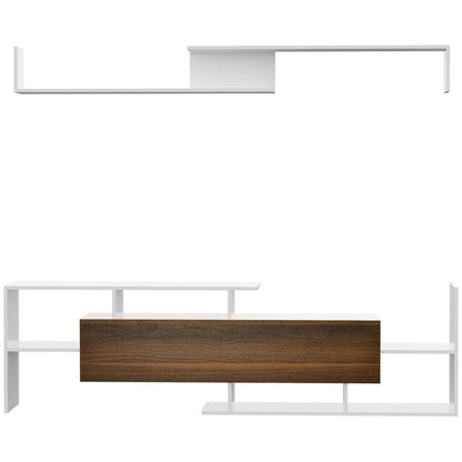 Tv-meubel – Tv-kast – Wandmeubel – Zwevend – Lowboard – Hoogwaardig Hardhout – Ruimtebesparend Zwevend Design