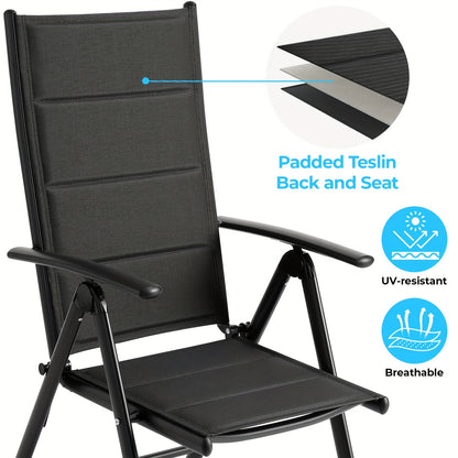 Loungeset – Tuinmeubelset – Tuinbank – Tuinmeubel – Balkonset – Weerbestendig PE Rattan – Zachte Afneembare Kussens – Inclusief Koffietafel – Zwart