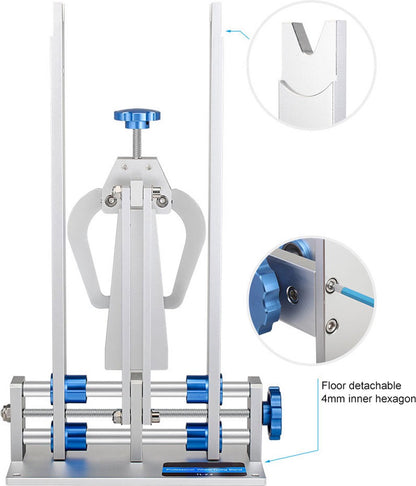 Trauning Stand - Racefiets Wiel - Reparatie Tool - Wiel Reparatie - Blauw - Velgen Correctie - Kalibratie Stand