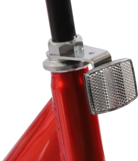 Driewieler - Geschikt voor Volwassenen - Inclusief Fietsmand- 24 Inch - 7 Versnellingen - Opvouwbaar - Met LED Verlichting - Rood