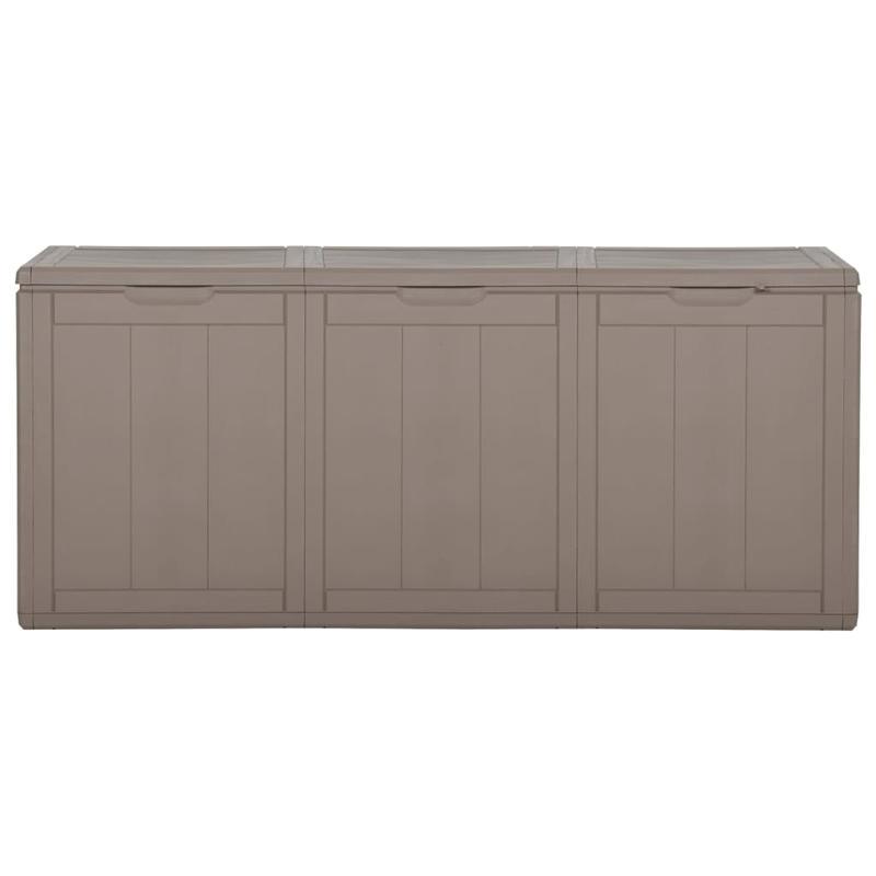 Opbergbox – Opbergdoos – Opbergkast – Tuinbox – 270 Liter – Weerbestendig Polypropyleen Rattan Design