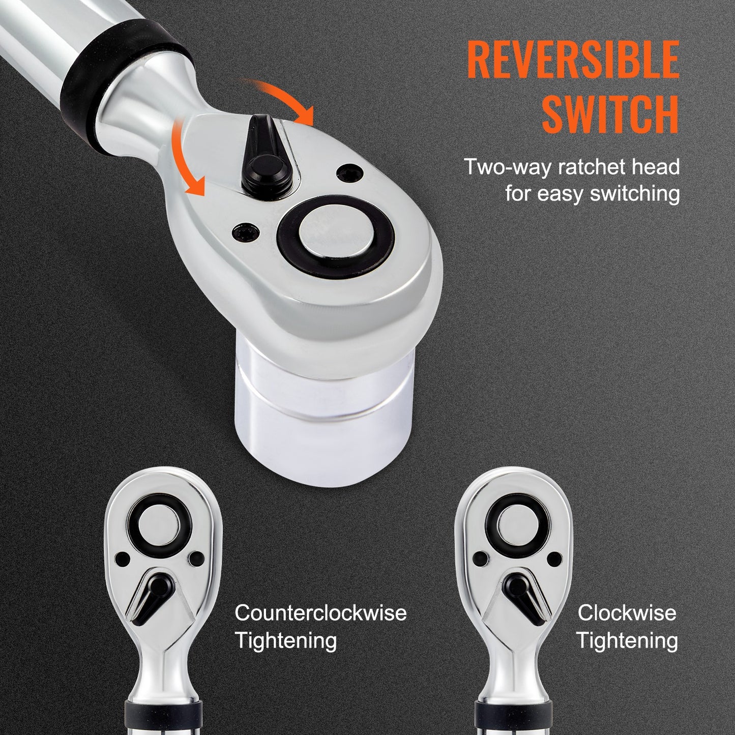 Digitale Momentsleutel 1/2" – Elektronische Momentsleutel – Torque Wrench – Koppelmeter – Momentsleutel Set – Nauwkeurig ±2% – Koppelbereik 34-340 Nm met LED Display