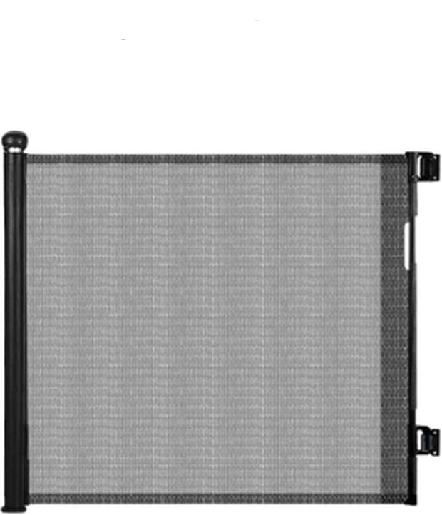 Door gate - Child gate - Dog door gate - Durable protective net - 140cm - Black