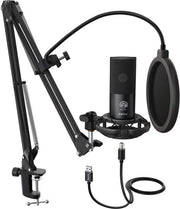 Microfoon Arm Met Microfoon - Gaming Mic - Mic Standaard Met Popfilter - Mic Houder - Voor PC