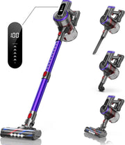 Stick vacuum cleaner - Stick vacuum cleaner cordless - Cordless vacuum cleaner - Touch display - Stick vacuum cleaner without bag - 450W