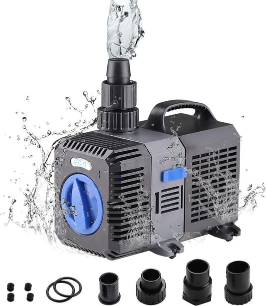 Vijverpomp - Pomp - Energiebesparing - Vijverfilter - Complete set - 3000 L per uur