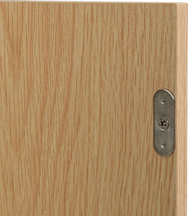 Houten Rotan Schoenenkast - Schoenenkast met 3 Schuine Deuren en 1 Lade - Massief Houten Poten en Handgrepen - Voor Smalle Ingangen - 90 x 125 x 17 cm