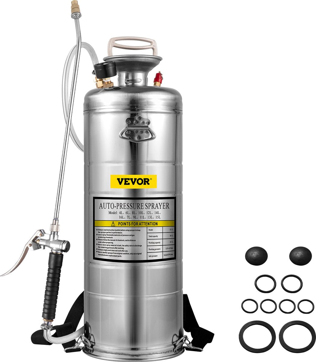 Tuinsproeier - 12L - Ultrasone Nevelmachine - Rvs - Nevelmachine -  Geschikt voor Huis Tuin Toeristenvoertuigen Speciale Voertuigen - Zilver