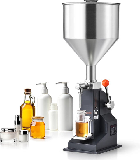 Handmatige Vulmachine - Vloeistofvulmachine - 5-50ml - 10L Trechter - Verstelbare Capaciteit - Voor Diverse Vloeistoffen