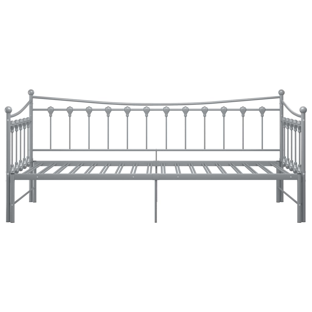 Bedbank – Slaapbank – Logeerbed – Sofa – 90x200 cm – Metalen Frame – Uittrekbaar Bed