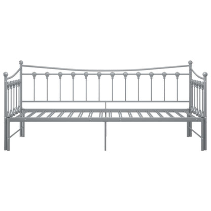 Bedbank – Slaapbank – Logeerbed – Sofa – 90x200 cm – Metalen Frame – Uittrekbaar Bed