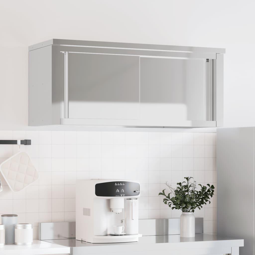 Keukenkast – Wandkast – Opbergkast – Keukenrek – Schuifdeurkast – Roestvrij Staal – Ruime Opslagruimte
