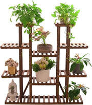 Plantenrek - Plantenrek Binnen - Plantentafel - Plantenstandaard - Plantenzuil - Planten Meubel - Houten Plant Stand - Creatieve Planten Kast - Voor Meerdere Planten - Hout
