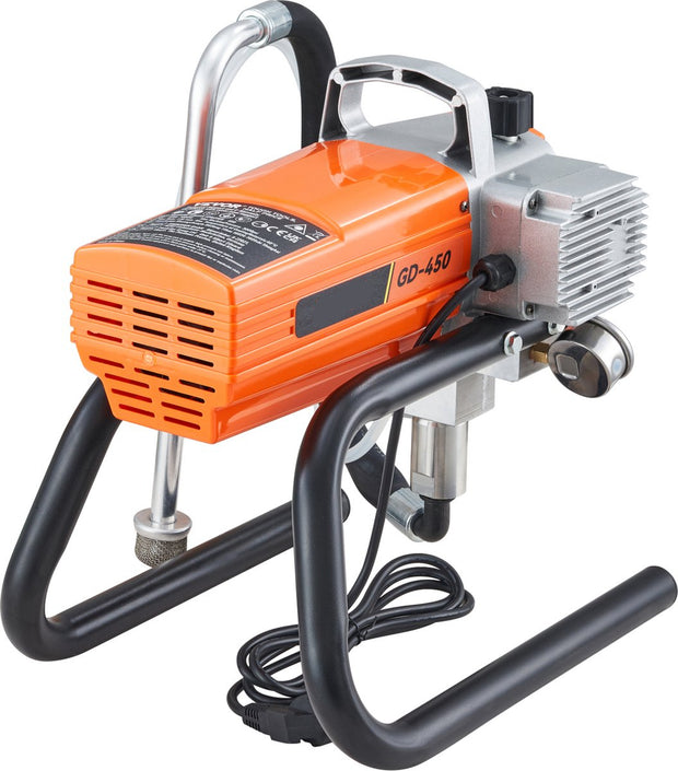 Airless Muurverfspuitpistool - 1500W - met Automatische Uitschakelfunctie - en Stofdichte Schakelaar
