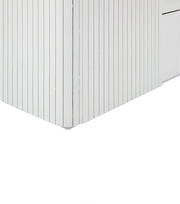 LED - Modern wit dressoir met LEDverlichting - 150x35x80 cm - 2 deuren, 3 lades en RGB-kleuren - Opbergkast voor woonkamer, eetkamer of hal - Wit