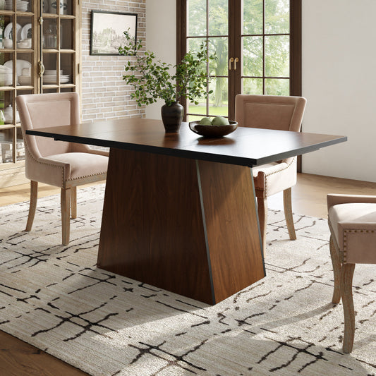 Eettafelset – Eethoek – Keukentafel Set – Zitgroep – Eetkamermeubel – MDF Tafelblad – Metalen Frame – Ruime 138,5x80 cm Tafel – Beige Fluwelen Stoelen
