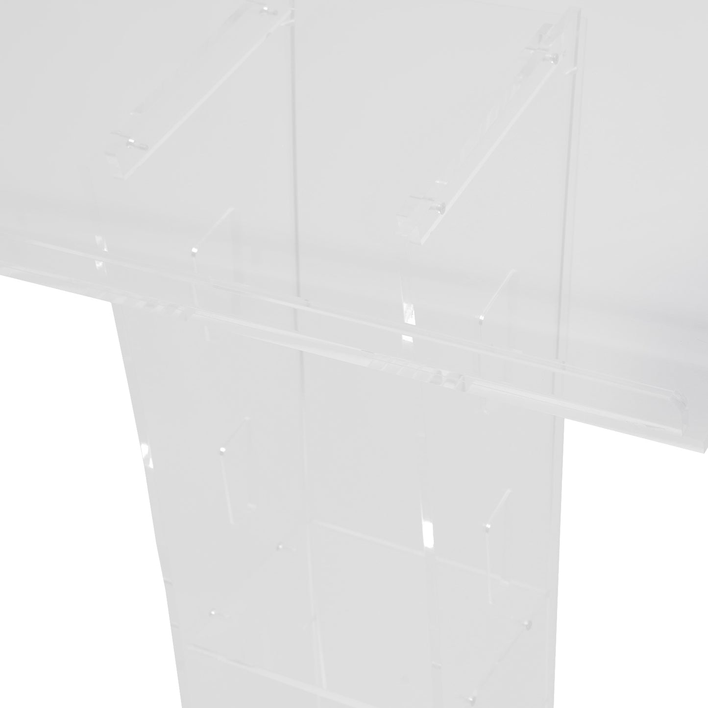 Spreekgestoelte – Lessenaar – Podium – Katheder – Presentatiemeubel – Transparant Acryl – 60x40x110 cm – Stevig en Duurzaam