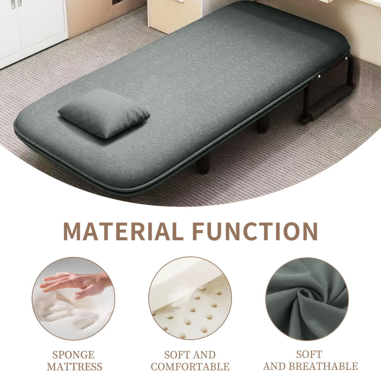 Relaxstoel – Fauteuil – Lounge Stoel – Leunstoel – Verstelbare Stoel – Grijs – 5-Standen Verstelbare Rugleuning – Stevig Metalen Frame