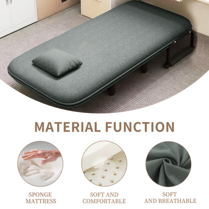 Relaxstoel – Fauteuil – Lounge Stoel – Leunstoel – Verstelbare Stoel – Grijs – 5-Standen Verstelbare Rugleuning – Stevig Metalen Frame