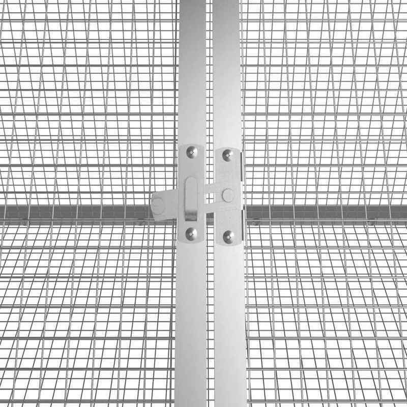 Sturdy Steel Frame Cage for Small Animals - 201.5x80.5x71cm, Removable Wire Mesh with Ventilation Holes, Durable Metal Construction for Hamsters, Guinea Pigs, Chickens & More, Pet Cage, Secure Pet Enclosure, Ventilated Design
