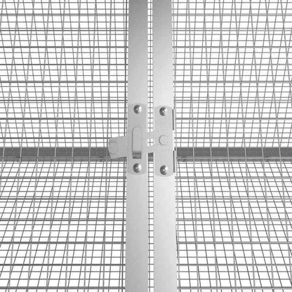 Sturdy Steel Frame Cage for Small Animals - 201.5x80.5x71cm, Removable Wire Mesh with Ventilation Holes, Durable Metal Construction for Hamsters, Guinea Pigs, Chickens & More, Pet Cage, Secure Pet Enclosure, Ventilated Design