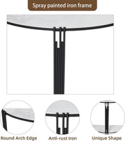 Side Table Rond - Sidetable - sidetable zwart - sidetable industrieel - sidetable wit - side table zwart