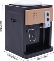 Elektrische Waterdispenser - Warm en Koud Water - Voor thuis en kantoor gebruik - Compatibel Met 3 tot 19L - 36x24x27cm - Zwart/Goud