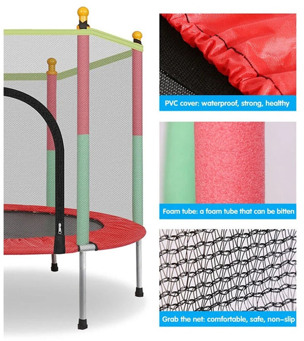 CS® - Trampoline - trampoline met veiligheidsnet - 140 cm - trampoline kinderen - Trampolines