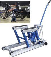 Hydraulische motorkrik 680kg - Motorlift - Motorheftafel - Motorbrug - Motorfiets krik - Minilift - Verstelbaar montagestandaard - Hydraulisch motorstandaard