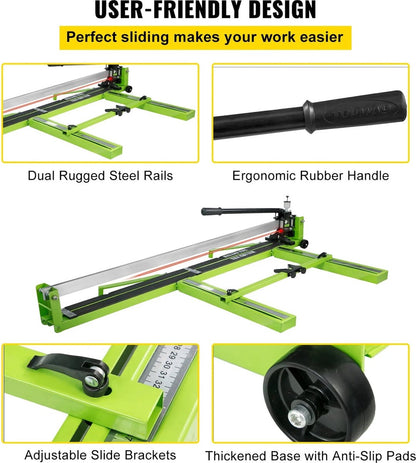 Tegelsnijder - Infrarood Laser - Handmatige Tegelsnijder - 800mm Breedte - 15mm Dikte