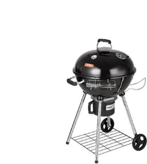 Barbecue - BBQ - Houtskool - Kogelbarbecue - Houtskoolgrill - 56cm Grill - 68,5x83x106cm - Met Wielen - Zwart