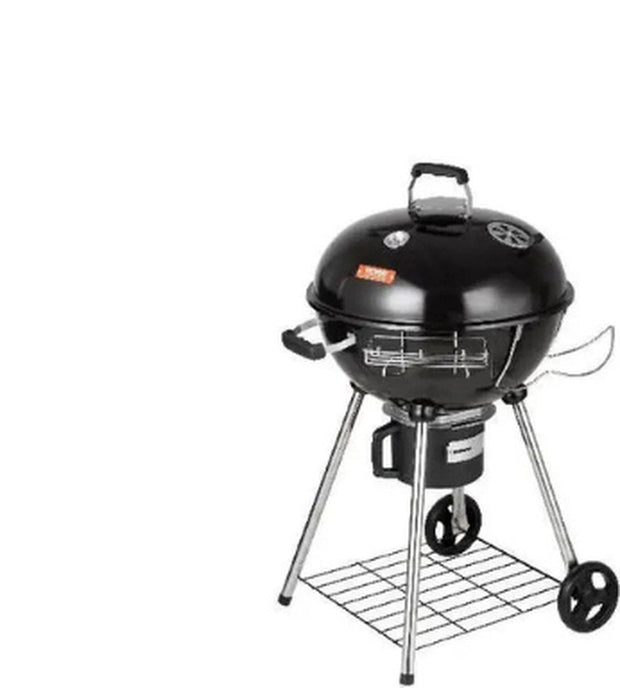 Barbecue - BBQ - Houtskool - Kogelbarbecue - Houtskoolgrill - 56cm Grill - 68,5x83x106cm - Met Wielen - Zwart