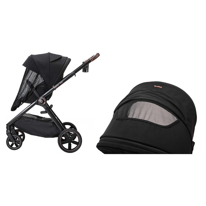 Kinderwagen – Buggy – Wandelwagen – Pram – Loopwagen – Compact en Lichtgewicht – Draagvermogen Tot 22 Kg