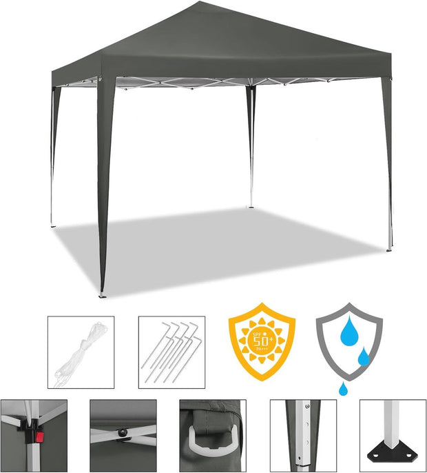 Waterdichte Pagodetent - 3x3 m - Ideaal voor Tuin - Camping en Festivals